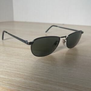 Vintage Serengeti 5653C Sunglasses Silver Metal Japan